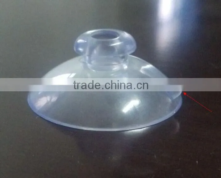 PVC/silicone durable mushroom suctions cup with pull-release tab