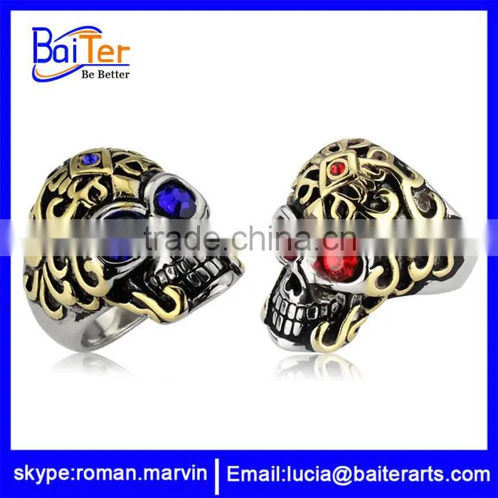Wholesale man tungsten and titanium ring , titanium wedding ring titanium gemstone