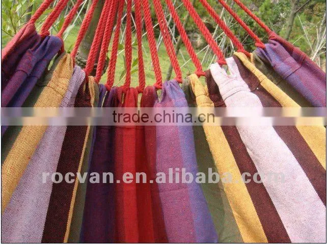 100% Cotton fabric hanging Hammock