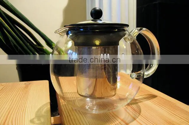 4 cups glass Assam Teapot 34oz