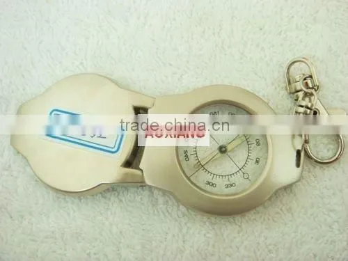 T43 Experienced Exporter Promotional Brass Compass Keychain