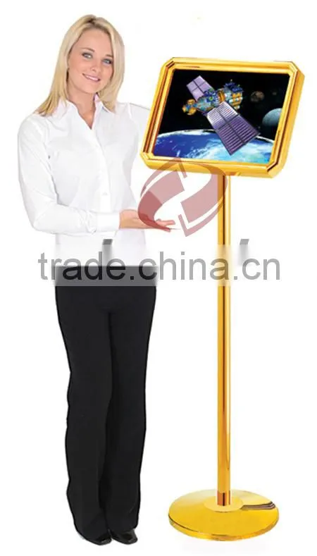 Hot sale Customize cosmetic floor display sign stands