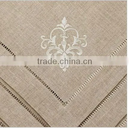 hand embroidery napkin ,hemstitch napkin,linen napkin,table napkin