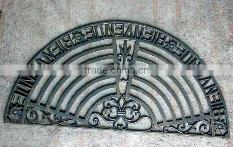 cast iron decorative metal doormat