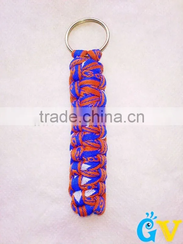 Florida Gators Team Paracord 550 Survival Keychain for Holding Keys Knif