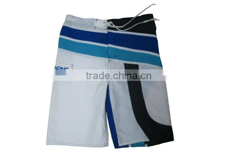 men 100% polyester print custom board shorts