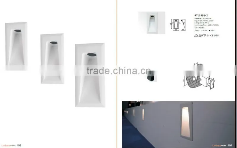 IP65 aluminum waterproof outdoor led step light