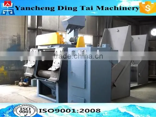 Rubber belt shot polishing machinery/sand blasting machine for forging burnishing /blasting equipment
