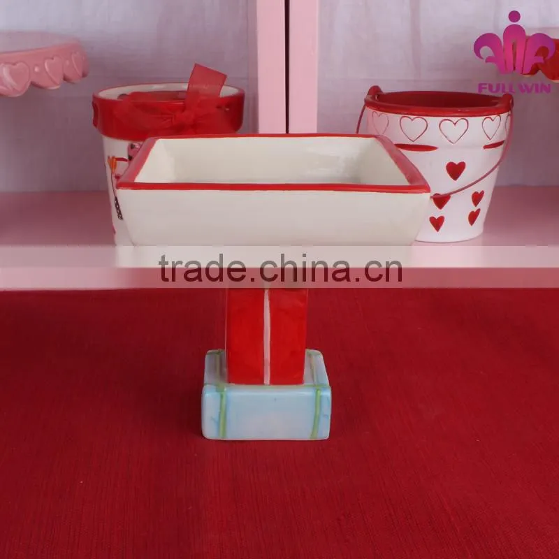 ceramic flower pot home deco flower pot with stand
