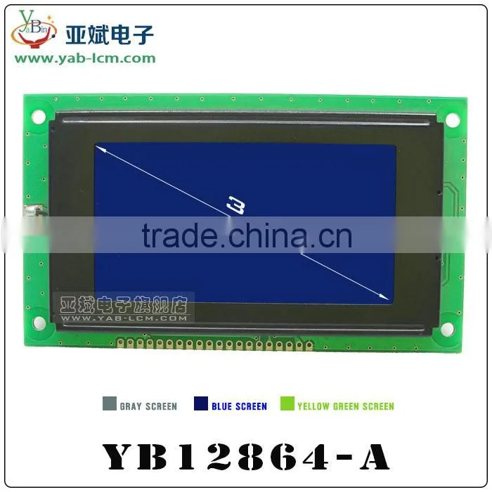 3.27 inch Professional Manufacturer 12864 LCM COB 128*64 LCD Display Module