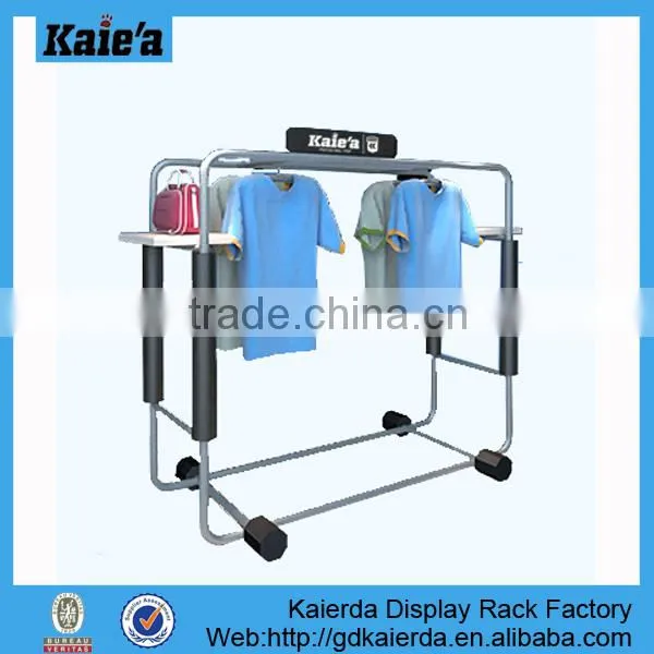 movable clothing store display racks,movable display racks