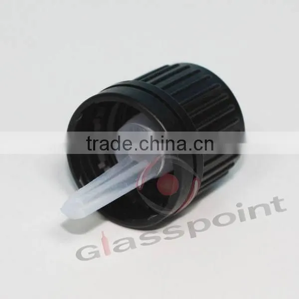 28-400 Black Phenolic Cap w/ Polyseal Cone Liner