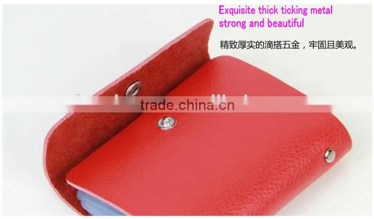 Leather Card Bag for Promotional Gfit Directly from factory