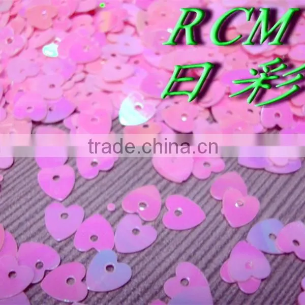 2014 Best Selling Heart Shape Glitter Sequins For Wedding Decorations