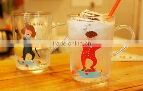 Handle Glass Cup Mug Clear Glass Coffee Mug