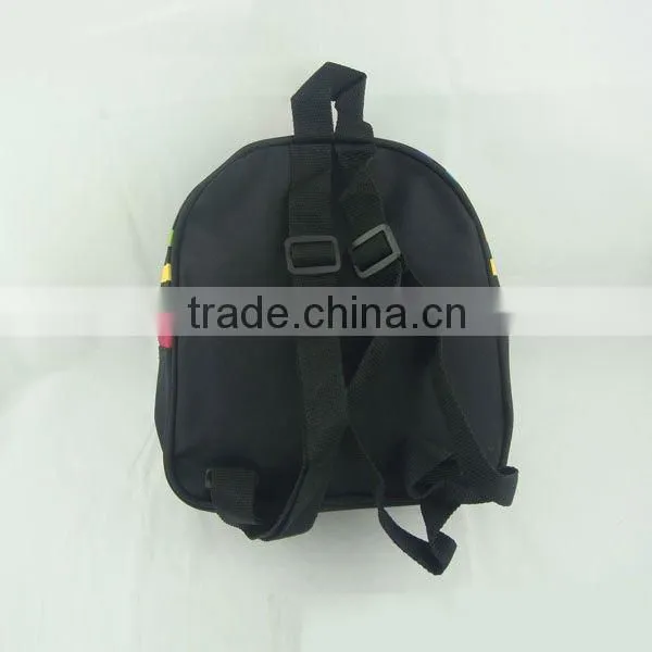 microfiber colors lines backpack school bag for kids
