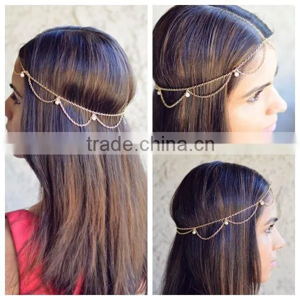 camellia elastic flower hair band, knitted hair bands with flower