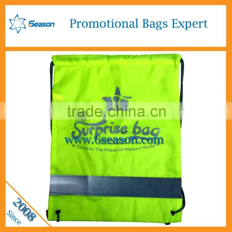 Hot style promotional custom printed drawstring shoe bags wholesale