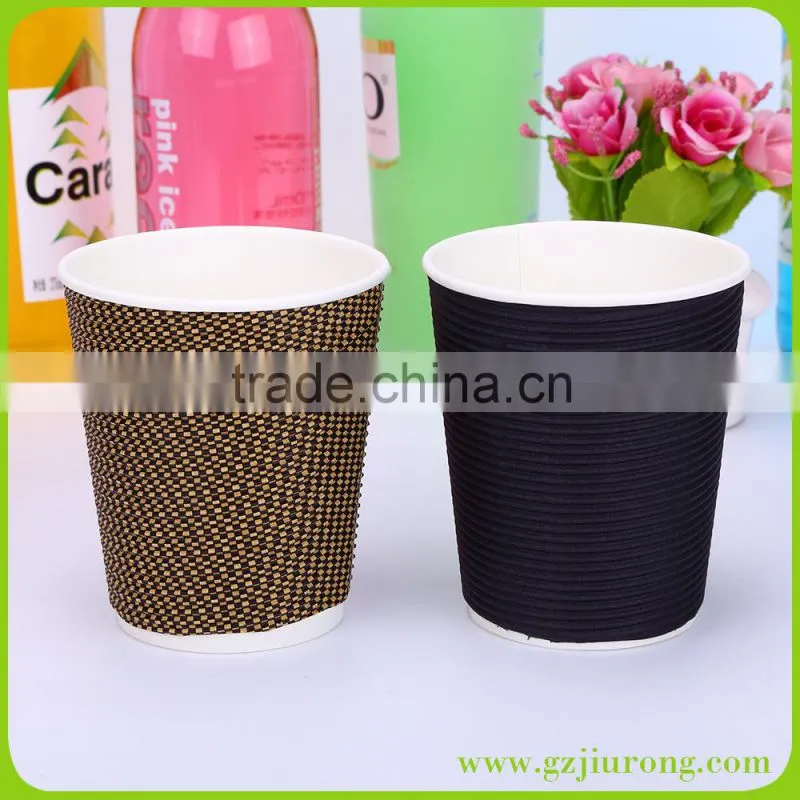 Custom printed ripple paper cup/disposable cups