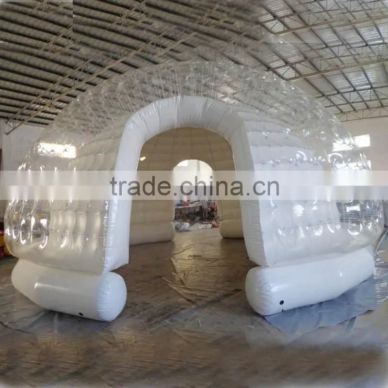 outdoor camping inflatable clear air dome tent