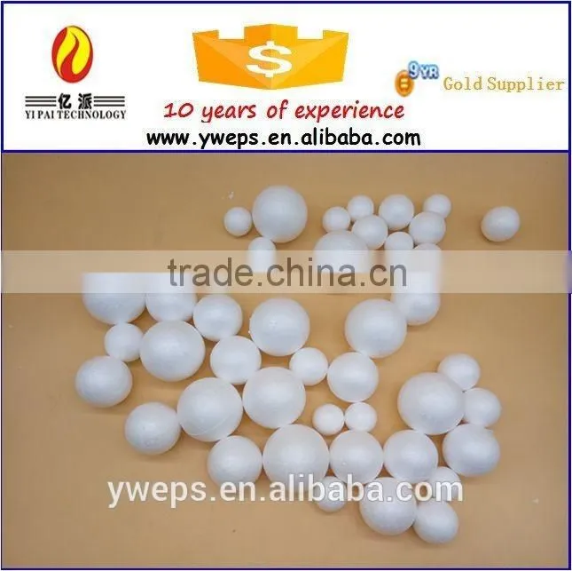 Glitter styrofoam christmas balls for decoration/colored styrofoam balls