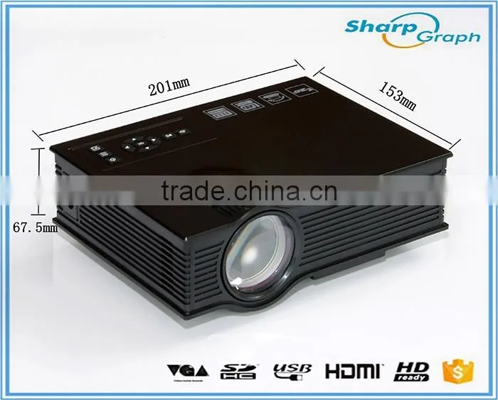 2016 UNIC Office Equipment Mini Full HD 1080p LED Portable UC40+ Home Theater Video Proyector