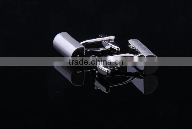 Brushed Cufflink,Brass Blank Cufflink for Men