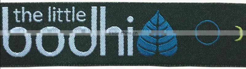 factory direct woven label patch garment usage label for jeans warning labels for garments