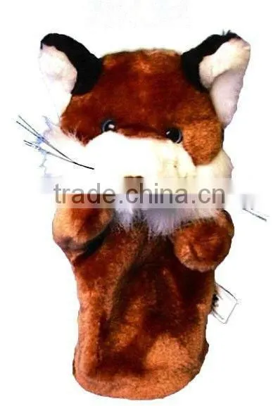 Soft squirrel plush animal hand puppet