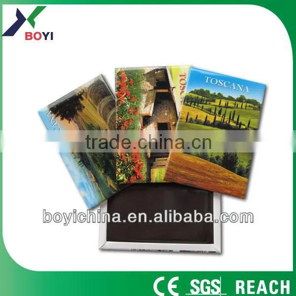 Free Sample Custom Souvenir Fridge Magnet in Tin