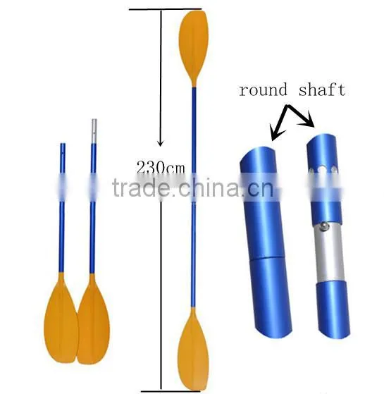Plastic adjustable kayak paddle low cost