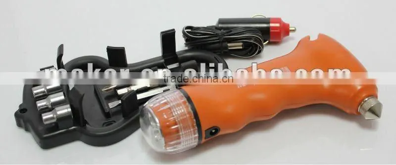 Multi Emergency torch with Hammer