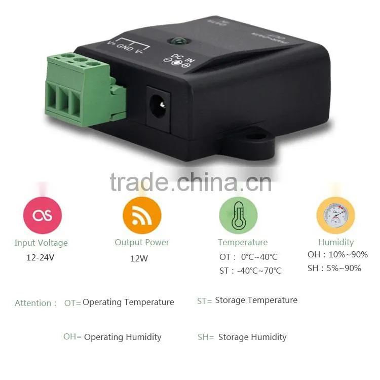 Factory Price 10/100M 2 Port 802.3af DC12-18v output POE injector