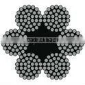 6x37+FC Galvanized and Ungalvanized Steel Wire Rope