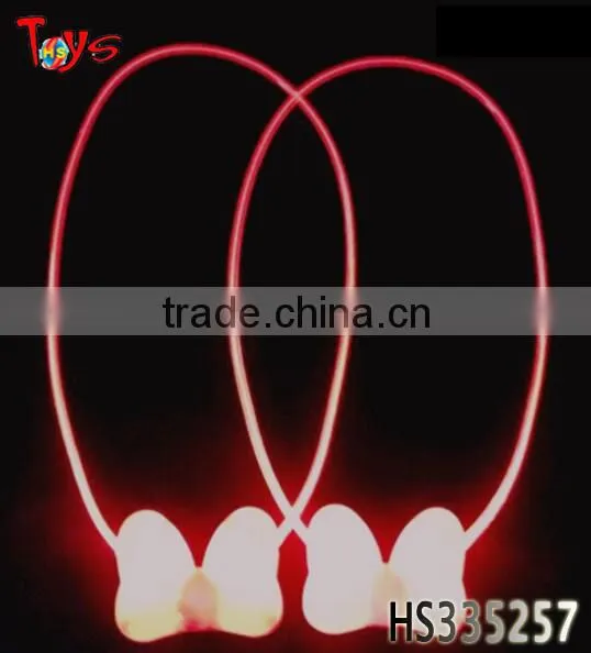 Promotional plstic hair clip flashing led light