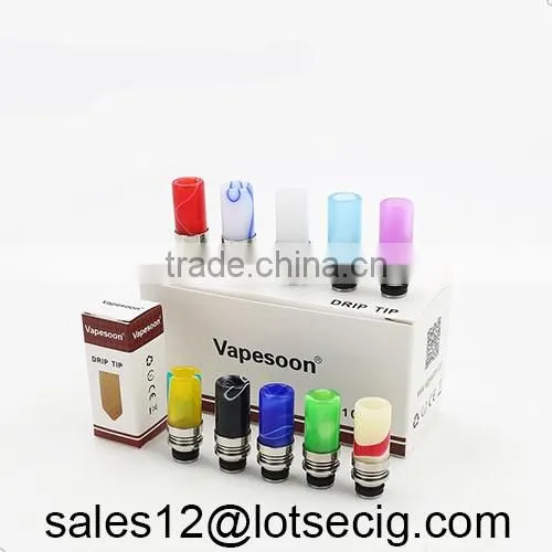 E cig 510 drip tip wholesale ss and Acrylic inhaler ADA-DT005