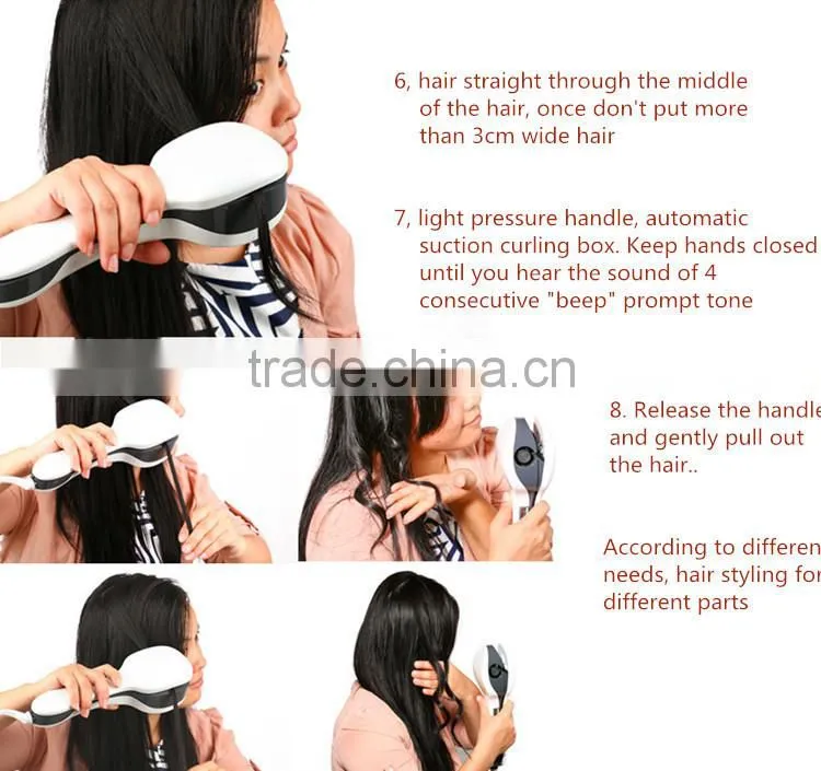 2015 Newest! Negative ion Digital auto hair curl, Magic hair curler, LCD Automatic hair curler, skype/anna294913768