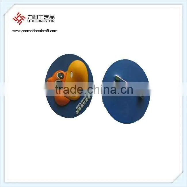 Custom Antique Rubber Brooch For Hand in Hand Public Benefit Activities