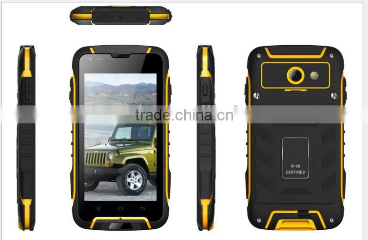 SUPPU F6 IP68 Waterproof rugged phone 4.5 Inch QHD Touch Screen MTK6582 Quad Core Android 4.4 1GB RAM/8GB ROM WIFI GPS
