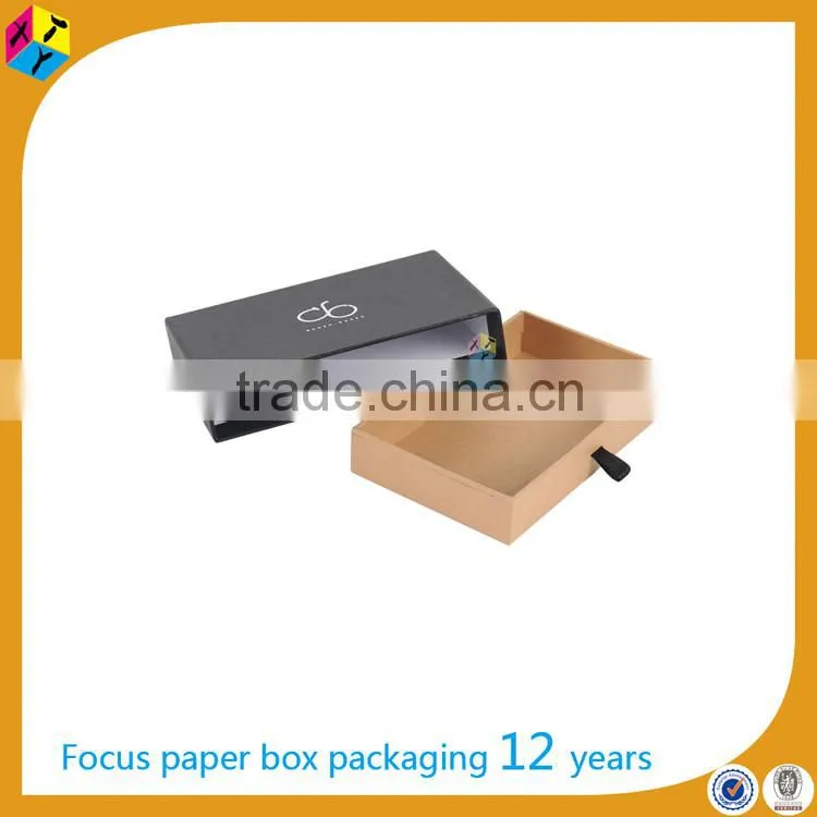 kraft paper packaging slide open box