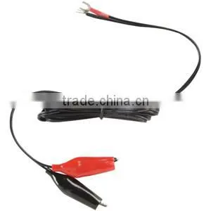 Molded 9 volt Battery Snap with 9" leads and Red / Black Alligator clips