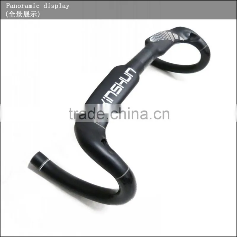 Racing breaking wind XINSHUN full carbon fiber road bike bicycle handlebar bend the car to bicycle accessories HT-12