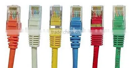 RJ45 CAT6 CAT6A UTP 15FT 0.41mm unshieled flat patch cable/ cord