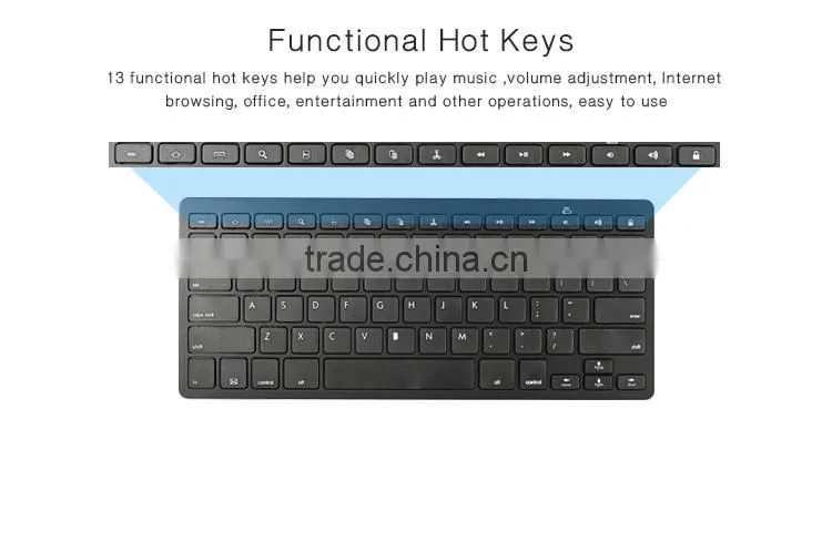 Window or Mac Layout Bluetooth 3.0 Ultra Slim Keyboard Tablet PC Keyboard Laptop Keyboard