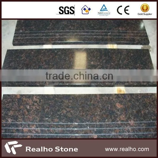 black granite stairs steps