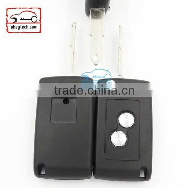High Quatity Peugeot remote key for peugrot modified remote 206 key shell Car Key 2 button case