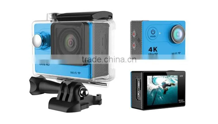 360 degree underwater fish finder 4k video camera for H9 action camera
