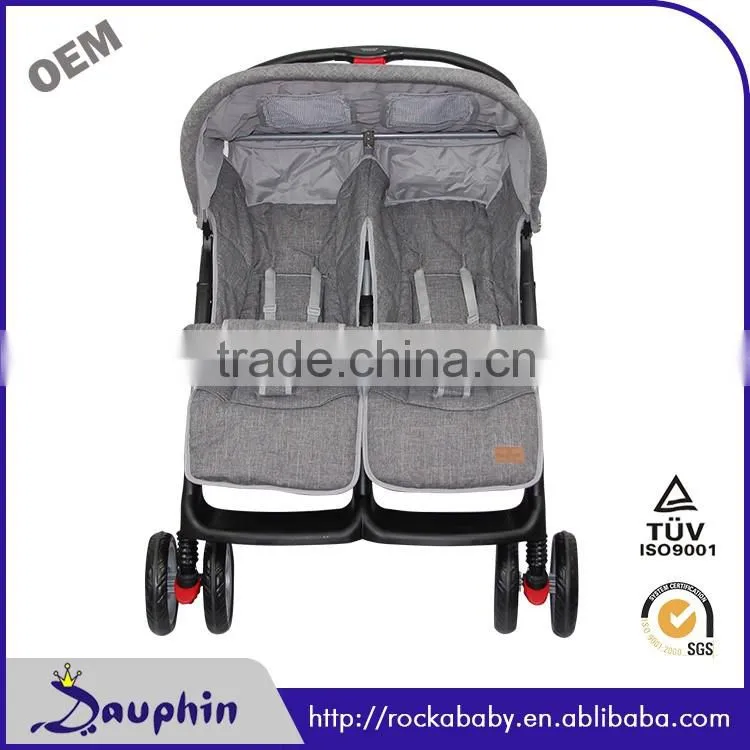 2016 new style baby pram baby twin stroller