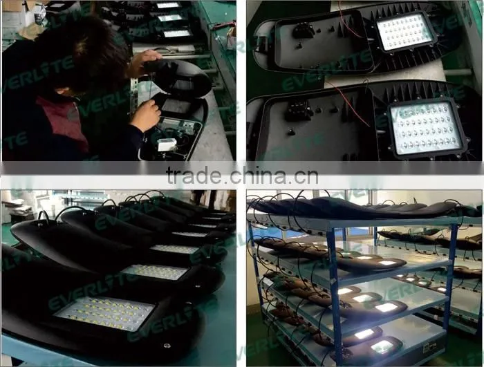 TUV-GS approved post top/side mounting patent lens high efficient 60w led street light