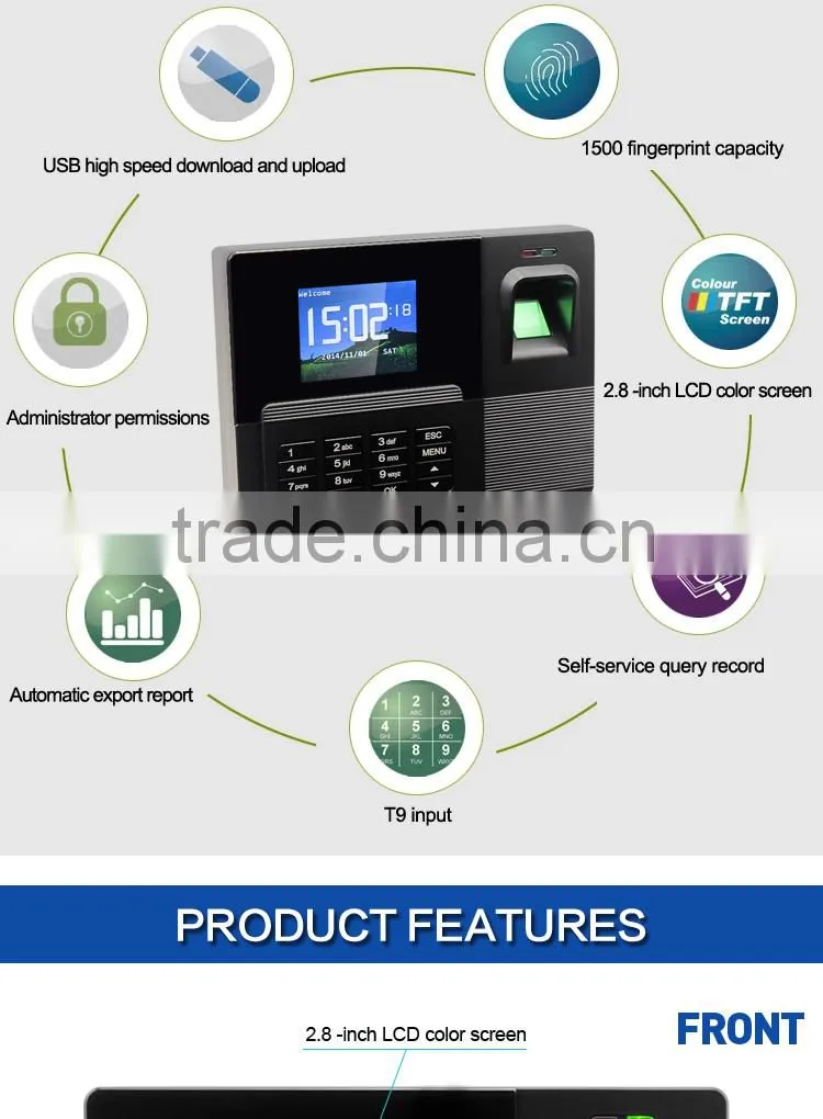 2014 portable USB fingerprint scanner